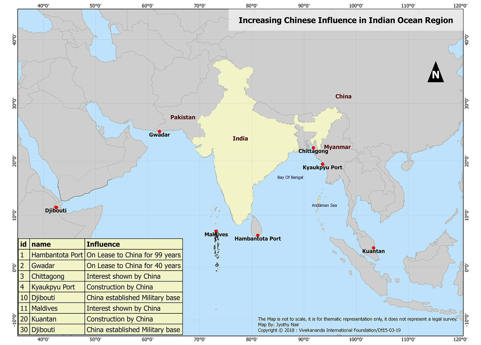 Increasing Chinese Influence INIOR